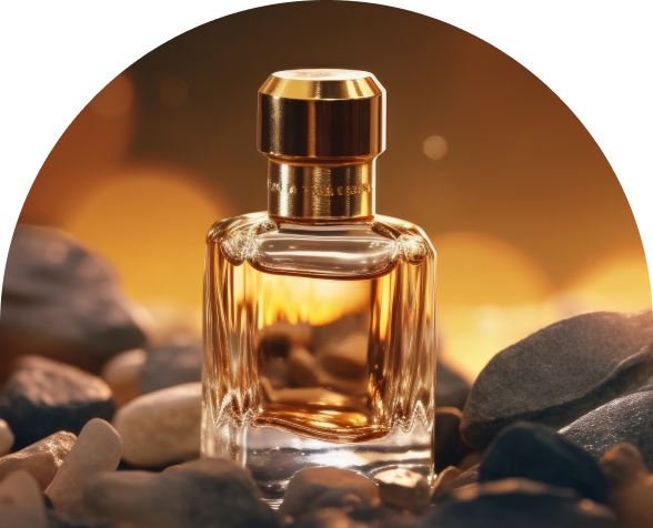 Golden Lazzaro perfume bottle
